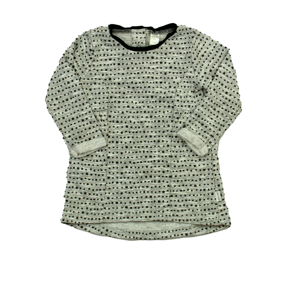 Petit Lem Girls Grey | Black Dress size: 18 Months